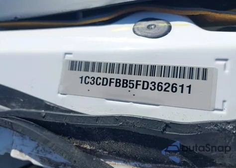 2015 Dodge Dart Sxt из США, поврежденный, VIN 1C3CDFBB5FD362611